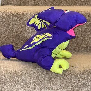1992 FISHER PRICE Purple Puffalump Pterodactyl Dinosaur Roars EXCELLENT